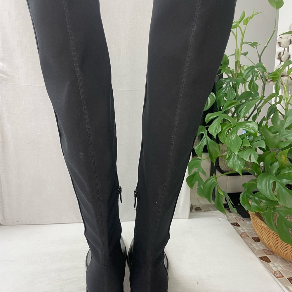 Calvin Klein Jotty Over-The-Knee Boot 7.5M Black - Picture 7 of 9